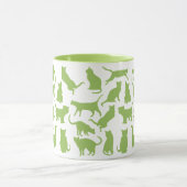 Mug Chats couleur Lime vert (Centre)