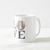 Mug Chats d'amour et méditation (Devant droit)