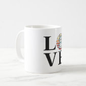 Mug Chats d'amour et méditation (Devant gauche)