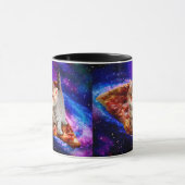 Mug Chats dans la pizza spatiale (Centre)