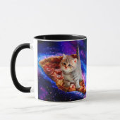 Mug Chats dans la pizza spatiale (Gauche)