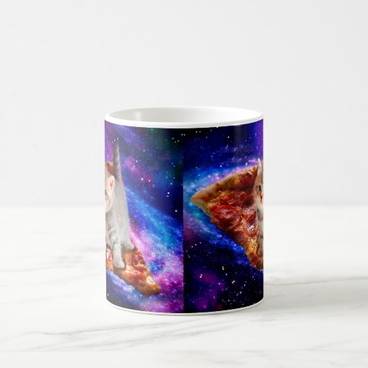 Mug Chats dans la pizza spatiale (Centre)