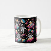 Mug Chats dans l'espace ! (Devant droit)