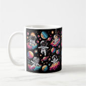 Mug Chats dans l'espace ! (Gauche)
