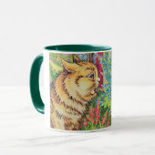 Mug Chats dans un jardin, Louis Wain (Devant gauche)