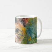 Mug Chats d'aquarelle Boho - Art de la féline terrestr (Devant droit)