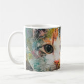 Mug Chats d'aquarelle Boho - Art de la féline terrestr (Gauche)