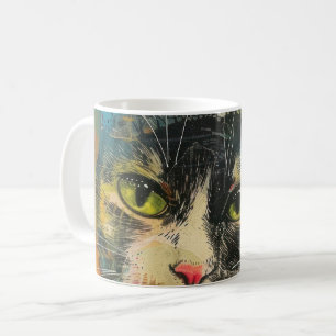 Mug Chats d'aquarelle de Boho - Art Feline de Terre (6