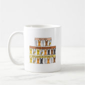 Mug Chats de bande dessinée d'anniversaire de (Gauche)