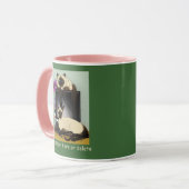 Mug Chats de Bureau Informatique Siamois Drôle de Méfa (Devant gauche)