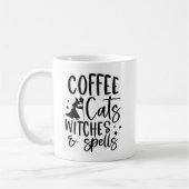 Mug Chats de café sorcières et sorts (Gauche)
