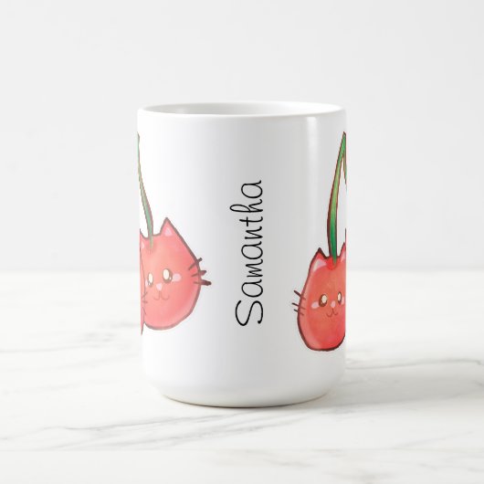 Mug Chats de fruits de cerise (Centre)