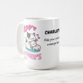 Mug Chats de la Fête des Mères, style kawaii (Devant gauche)