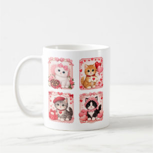 Mug Chats de la Saint-Valentin Mignons Amour