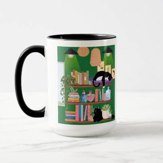 Mug Chats de librairie (Gauche)