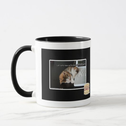 Mug Chats de Lol avec USB (Gauche)