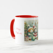 Mug Chats de Noël (Devant gauche)