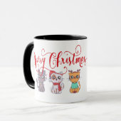 Mug Chats de Noël (Devant gauche)