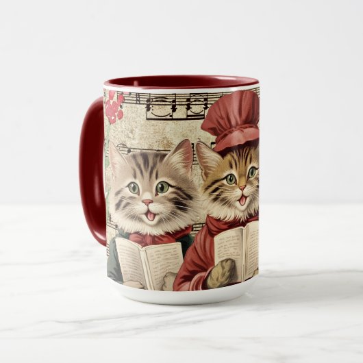 Mug Chats de Noël (Devant gauche)