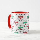 Mug Chats de Noël mignons (Devant gauche)
