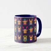 Mug Chats de Noël mignons (Devant droit)