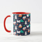 Mug Chats de Noël mignons (Gauche)