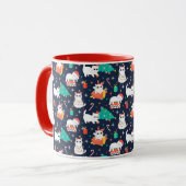 Mug Chats de Noël mignons (Devant gauche)