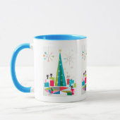 Mug chats de Noël rétro vintage (Gauche)