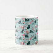 Mug Chats de Noël Vintage (Centre)