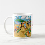 Mug Chats de plage d'été (Gauche)