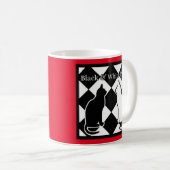 Mug Chats de presse noir et blanc (Devant droit)