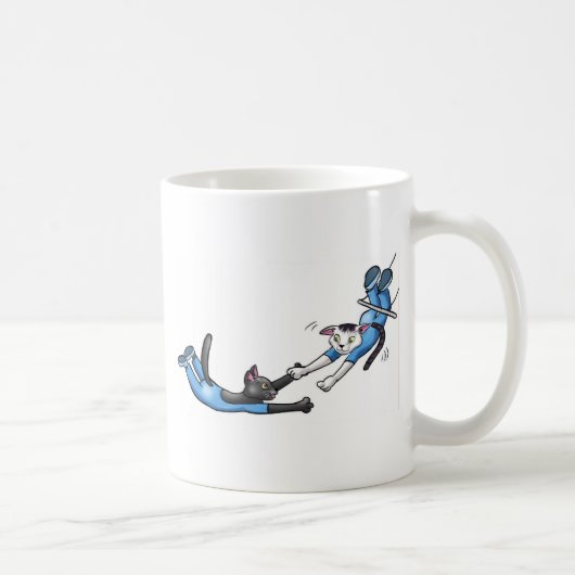 Mug Chats de trapèze de cirque (Droite)