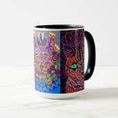 Mug Chats décoratifs de Louis Wain (Devant droit)