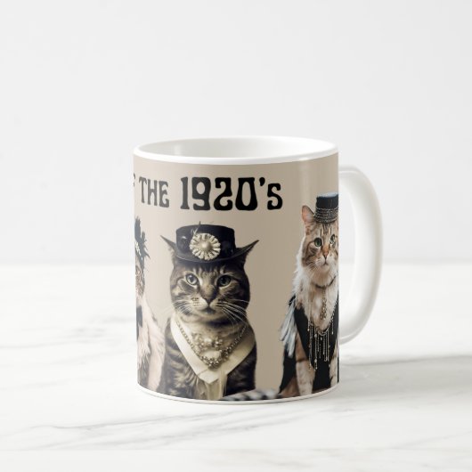 Mug Chats des années 1920 Gatsy danser fellation fille (Devant droit)