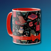 Mug Chats Drôle Dans Les Boîtes De Noël Personnalisées
