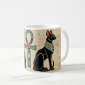 Mug Chats égyptiens et croix de cheville (Devant droit)