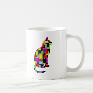Mug chats en mosaïque