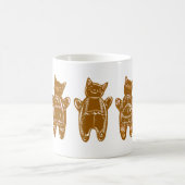 Mug Chats en pain d'épice - Peint à la main (Centre)