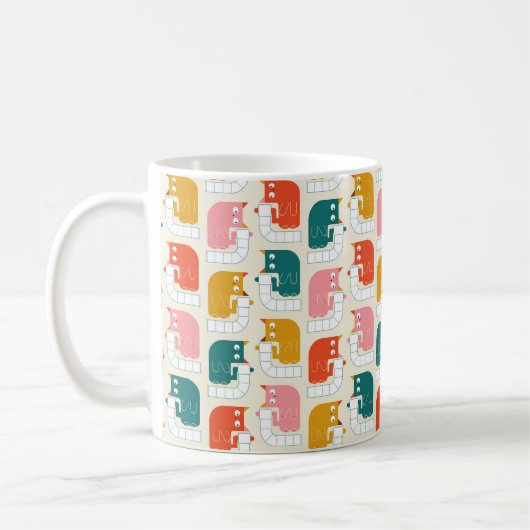 Mug Chats en papier de toilette fou (Gauche)