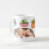 Mug Chats endormis et planteurs succulents (Devant gauche)