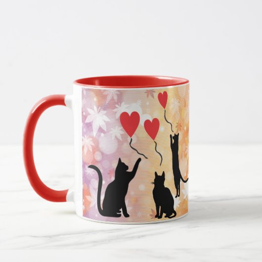 Mug Chats Et Ballons (Gauche)