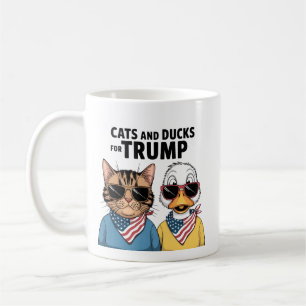 Mug Chats Et Canards Pour Le Président Trump, Trump
