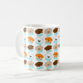 Mug Chats et chiens en pluie - (Devant gauche)