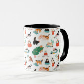 Mug Chats et Motifs de Noël (Devant droit)