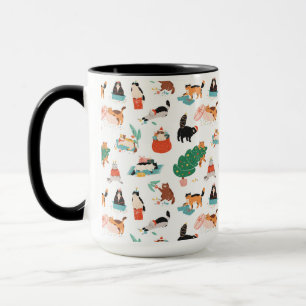 Mug Chats et Motifs de Noël