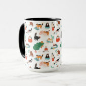 Mug Chats et Motifs de Noël (Devant gauche)