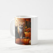 Mug Chats et muqueuse Citrouille (Devant gauche)