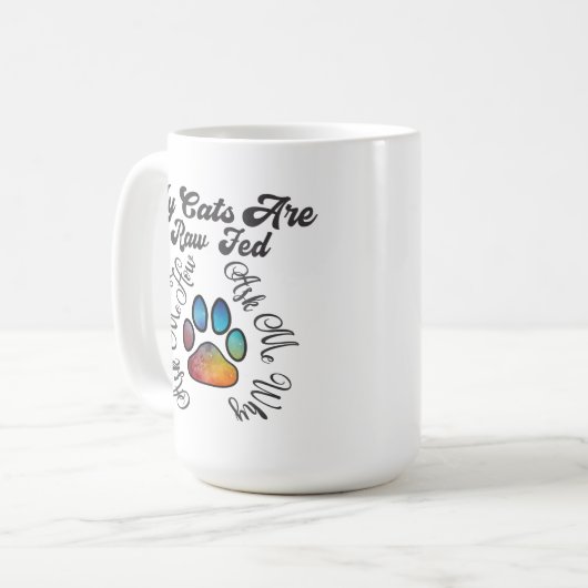 Mug Chats Fed bruts (Devant gauche)