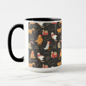 Mug Chats Festifs avec lumière Motif de Noël (Gauche)