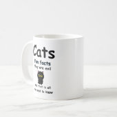 Mug Chats Fun Facts Ils sont Mal (Devant gauche)
